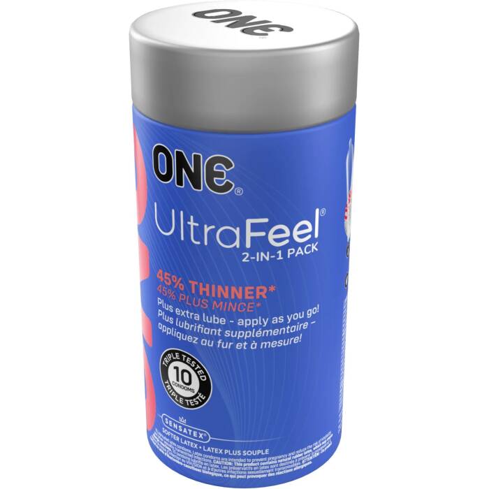 Презервативи ONE Ultra Feel 10 шт, подарункова упаковка тюб