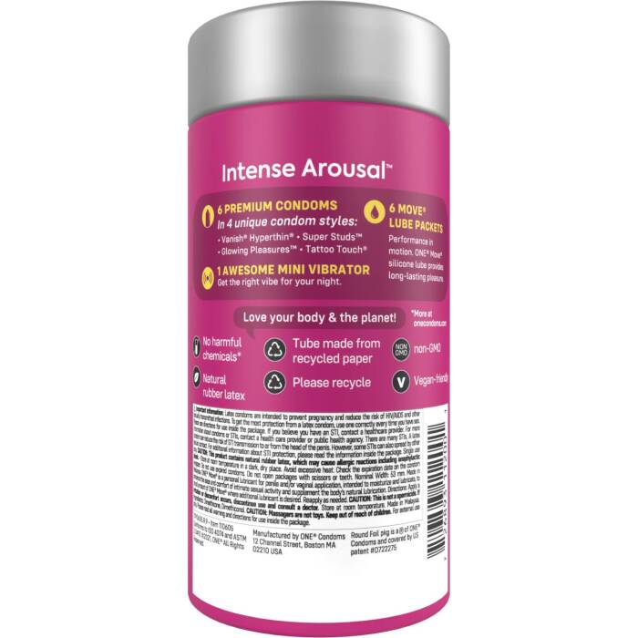 Подарунковий набір ONE Intense Arousal, подарункова упаковка тюб