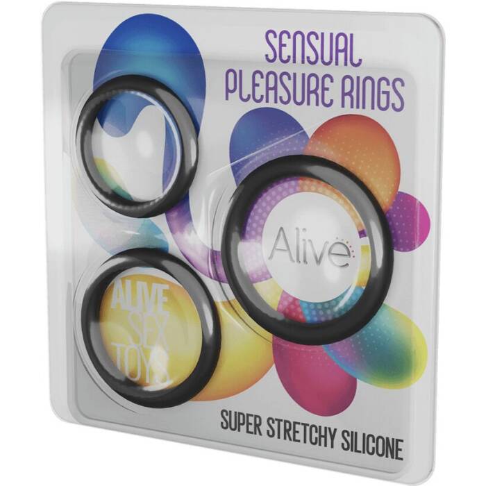 Набір ерекційних кілець Alive Sensual Pleasure Rings