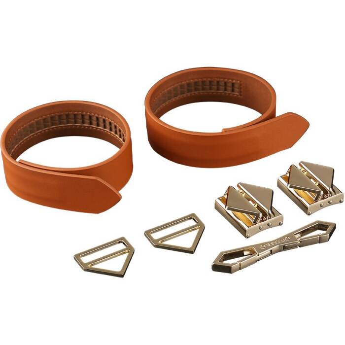 Наручники LOCKINK Wristcuffs/Anklecuffs Brown Set