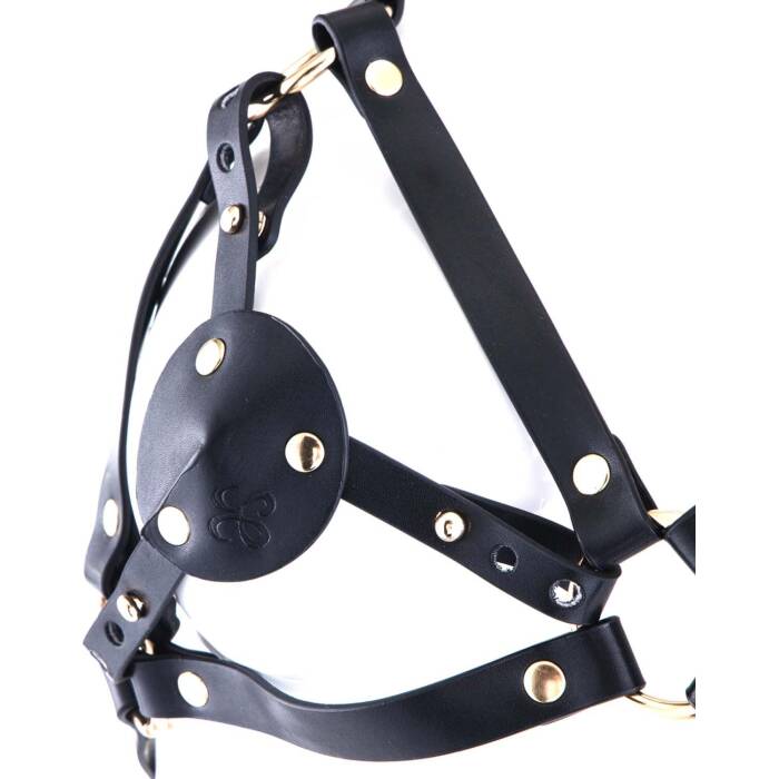 Портупея на груди LOCKINK SEVANDA Queen Chest Harness with Removable Bra