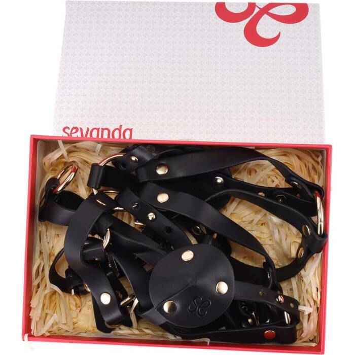 Портупея на груди LOCKINK SEVANDA Queen Chest Harness with Removable Bra