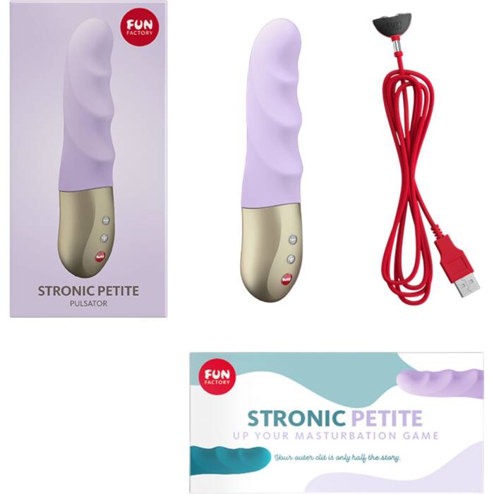 Мініпульсатор Fun Factory STRONIC PETITE pastel lilac, 8 режимів, підходить для початківців