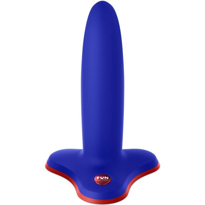 Фалоімітатор Fun Factory LIMBA FLEX S, синій, гнучкий, з ефектом пам’яті, підходить для точки G
