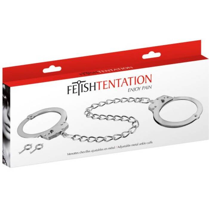 Поножі Fetish Tentation Adjustable metal ankle cuffs