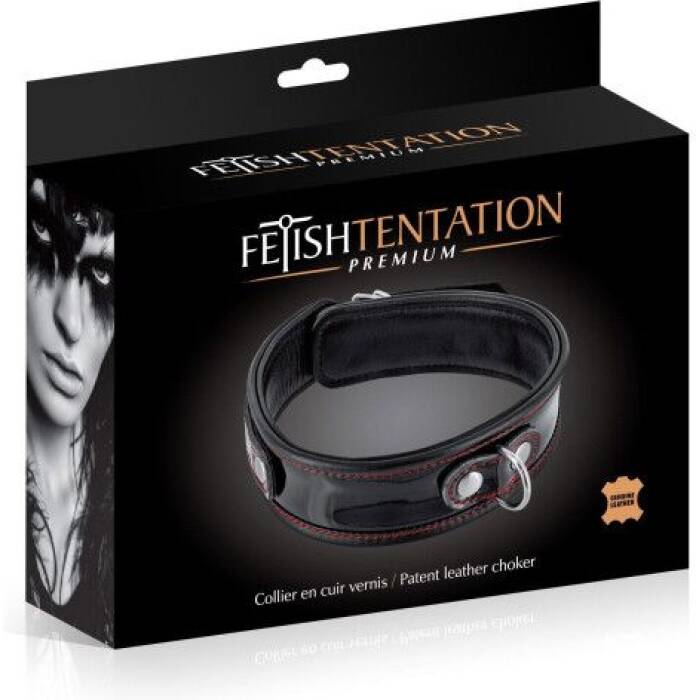 Нашийник Fetish Tentation Premium Patent leathe chocker