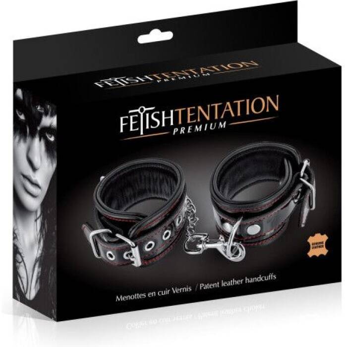 Наручники Fetish Tentation Premium Patent leather handcuffs