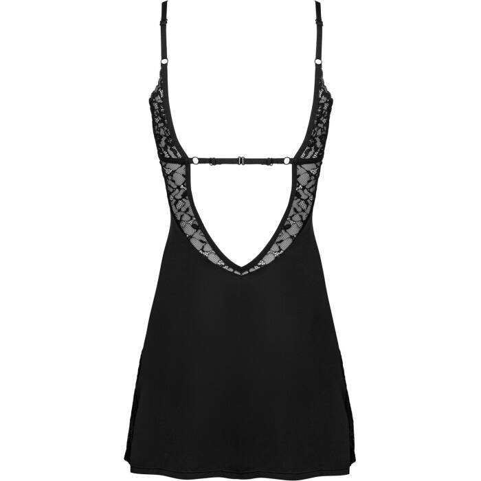 Сорочка Obsessive Bellastia chemise & thong XS/S