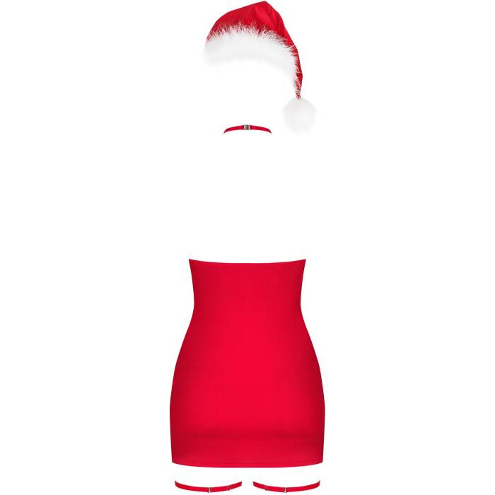 Сорочка Obsessive Kissmas chemise red S/M