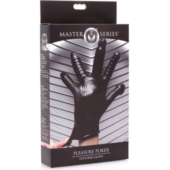 Рукавичка з різними текстурами Master Series Pleasure Poker Textured Glove