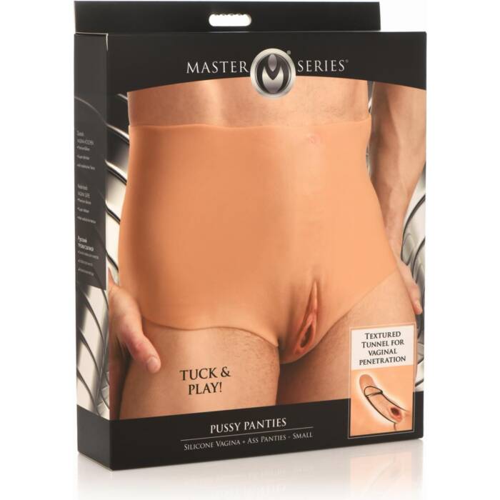 Накладна вагіна Master Series Silicone Vagina + Butt Panties - Small