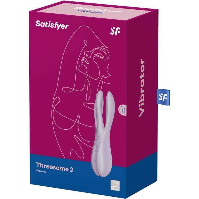 Кліторальний вібратор Satisfyer Threesome 2 Violet