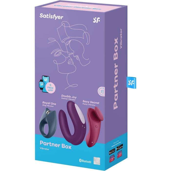 Набір Satisfyer Partner Box 3 (Double Joy, Sexy Secret + Royal One)