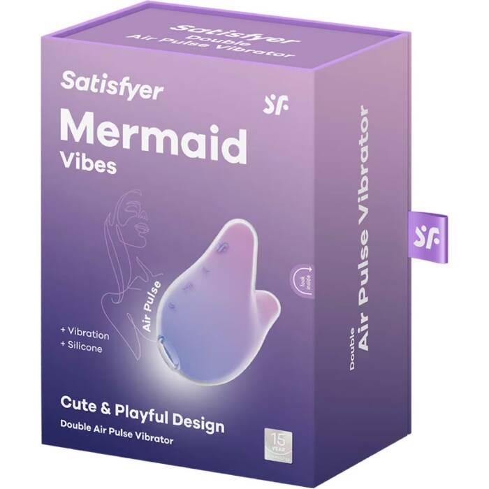 Вакуумний кліторальний стимулятор Satisfyer Mermaid Vibes Violet/Pink