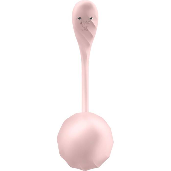 Віброяйце Satisfyer Ribbed Petal Connect App Rose