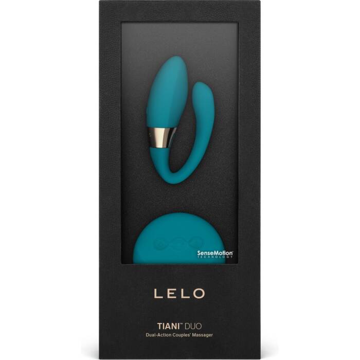 Вібратор для пар LELO Tiani Duo Ocean Blue, 2 мотори, пульт ДК