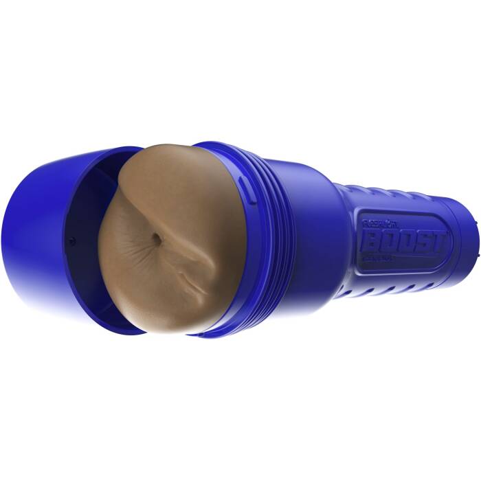 Мастурбатор-попка Fleshlight Boost Blast Female Medium Dark Flesh, плаваючі кільця Turbo Tech