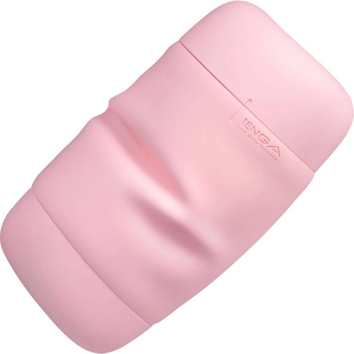 Мастурбатор TENGA PUFFY Strawberry Pink, ультрам’який матеріал, багаторазовий, наскрізний