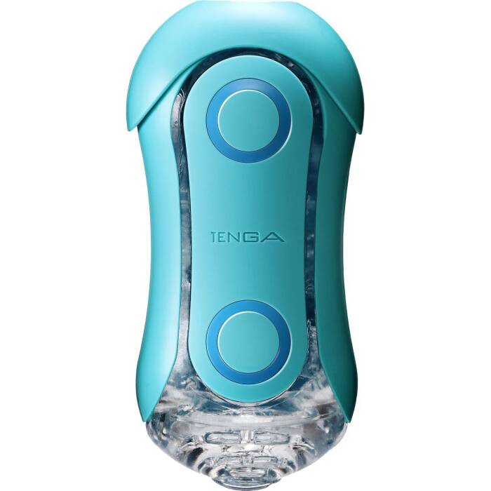 Мастурбатор Tenga Flip Orb — Ocean Blue, з можливістю зміни тиску та стимулювальними кульками всередині