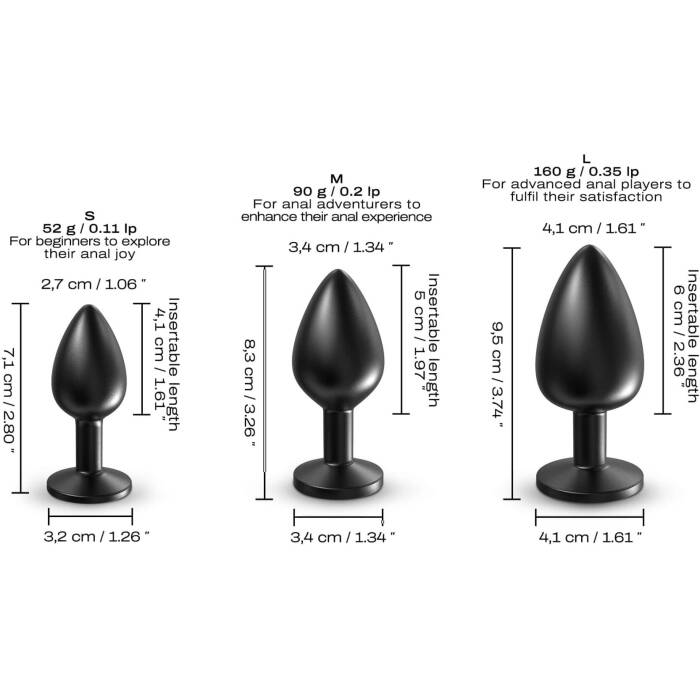 Анальна пробка Dorcel ONIX PLUG S