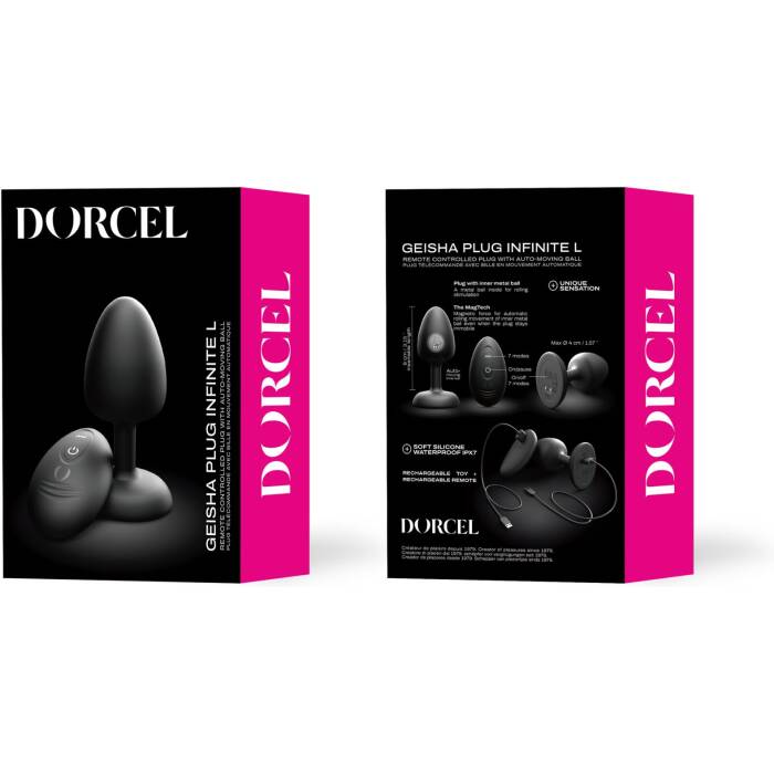 Анальна вібропробка Dorcel GEISHA PLUG INFINITE L