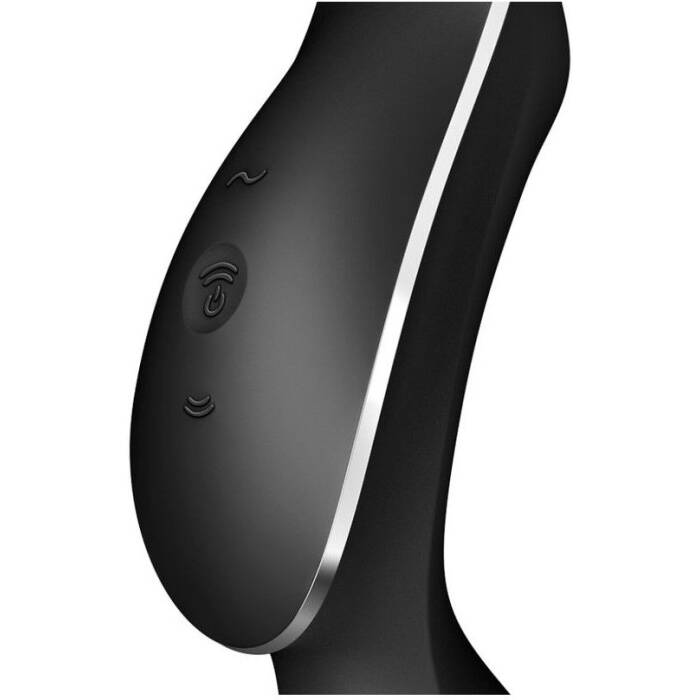 Вакуумний стимулятор з вібрацією Satisfyer Curvy Trinity 2 Black