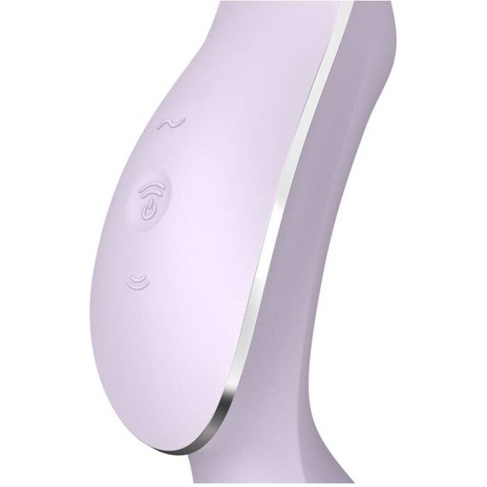 Вакуумний стимулятор з вібрацією Satisfyer Curvy Trinity 2 Violet