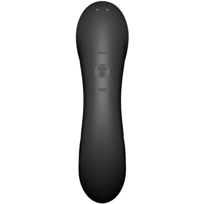 Вакуумний стимулятор з вібрацією Satisfyer Curvy Trinity 4 Black