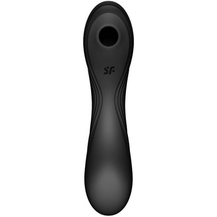 Вакуумний стимулятор з вібрацією Satisfyer Curvy Trinity 4 Black