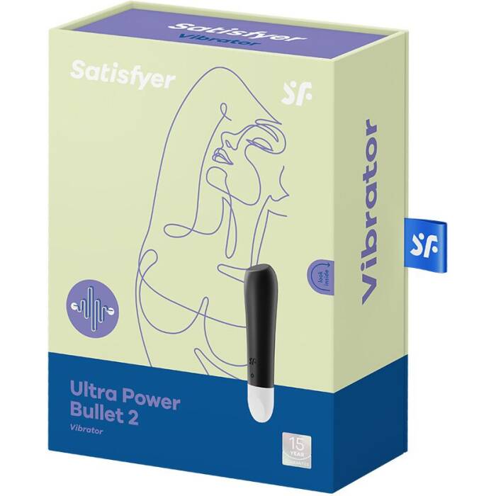 Вібропуля перезаряджаєма Satisfyer Ultra Power Bullet 2 Black