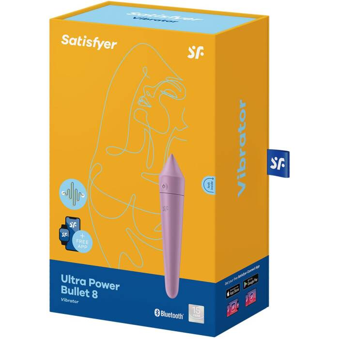 Смарт-мінівібратор Satisfyer Ultra Power Bullet 8 Lilac