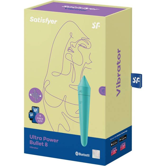 Смарт міні-вібратор Satisfyer Ultra Power Bullet 8 Turquoise