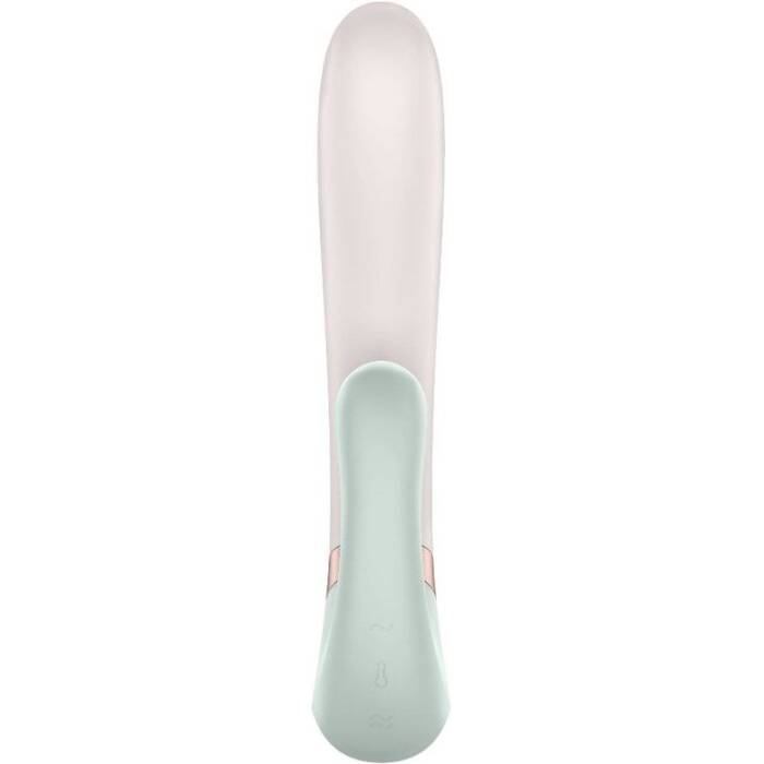 Смарт вібратор-кролик із підігрівом Satisfyer Heat Wave Mint