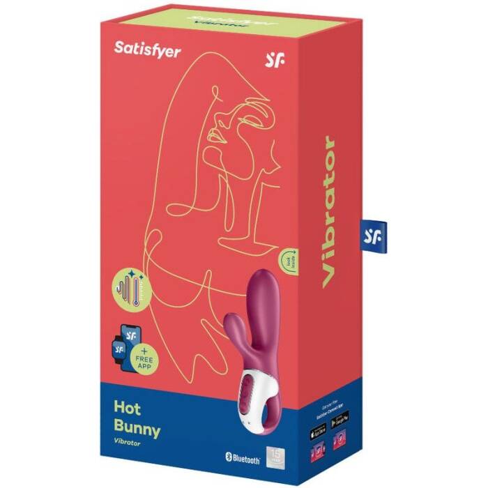 Смарт вібратор кролик із підігрівом Satisfyer Hot Bunny