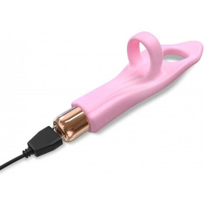 Вібратор на палець Love To Love Tickle me - BABY PINK перезаряджається, 3 варіанти використання