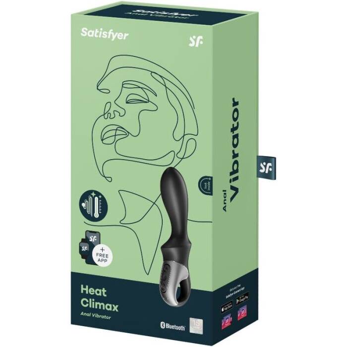 Смарт-вібратор для простати Satisfyer Heat Climax, підігрів до 40°