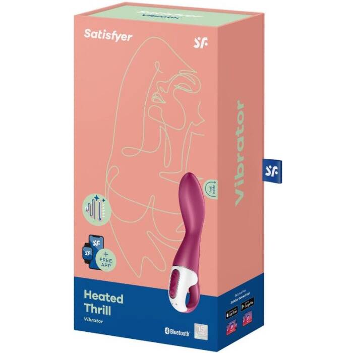 Смарт вібратор точки G Satisfyer Heated Thrill з функцією підігріву