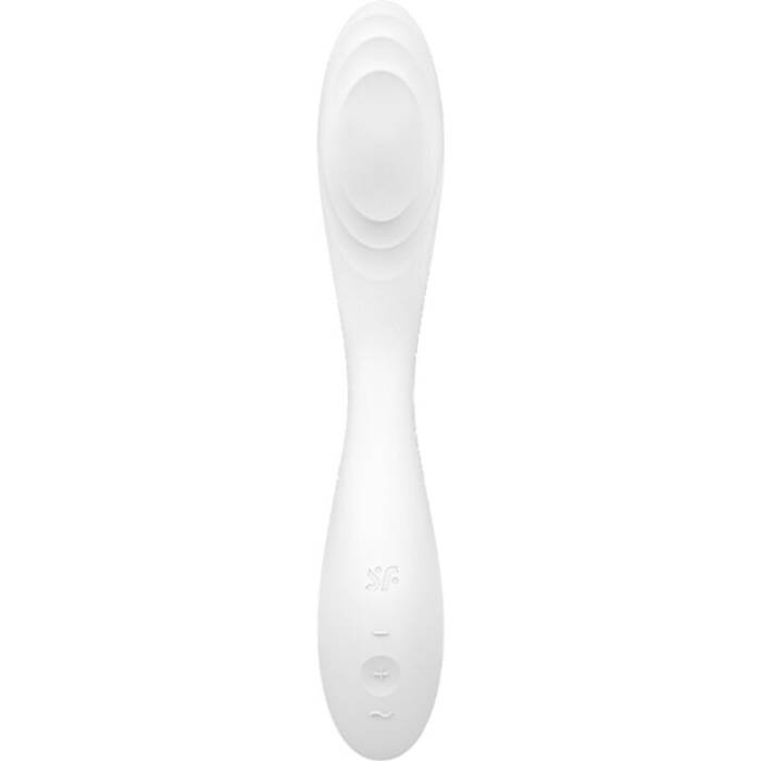 Вібратор із перлинною стимуляцією точки G Satisfyer Rrrolling Pleasure White