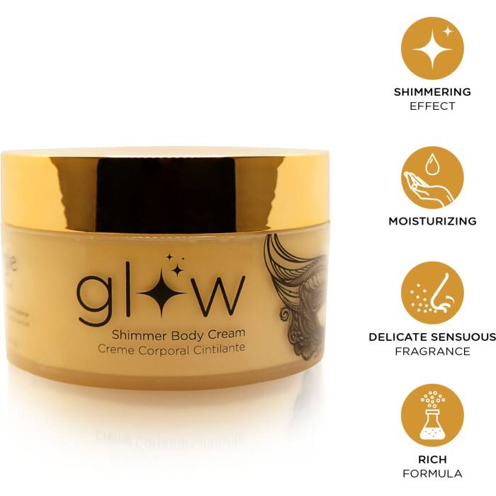 Крем-шимер для тіла Orgie – Glow Shimmering Body Cream (250 мл), чуттєвий аромат, зволоження