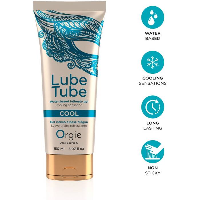 Лубрикант на водній основі Orgie Lube Tube Cool, 150 мл, з охолоджувальним ефектом, без запаху