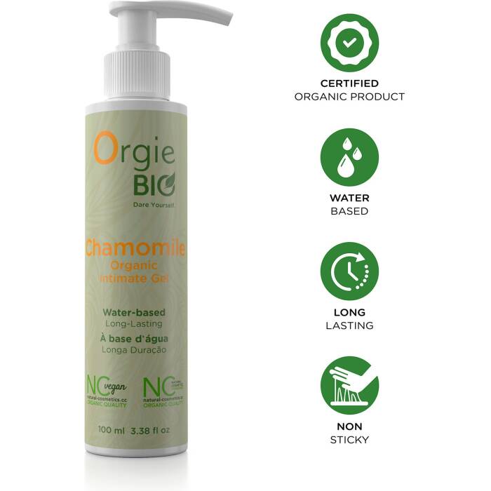 Гель для інтимної гігієни Orgie – Bio Chamomile Organic Intimate Gel (100 мл), екстракт ромашки