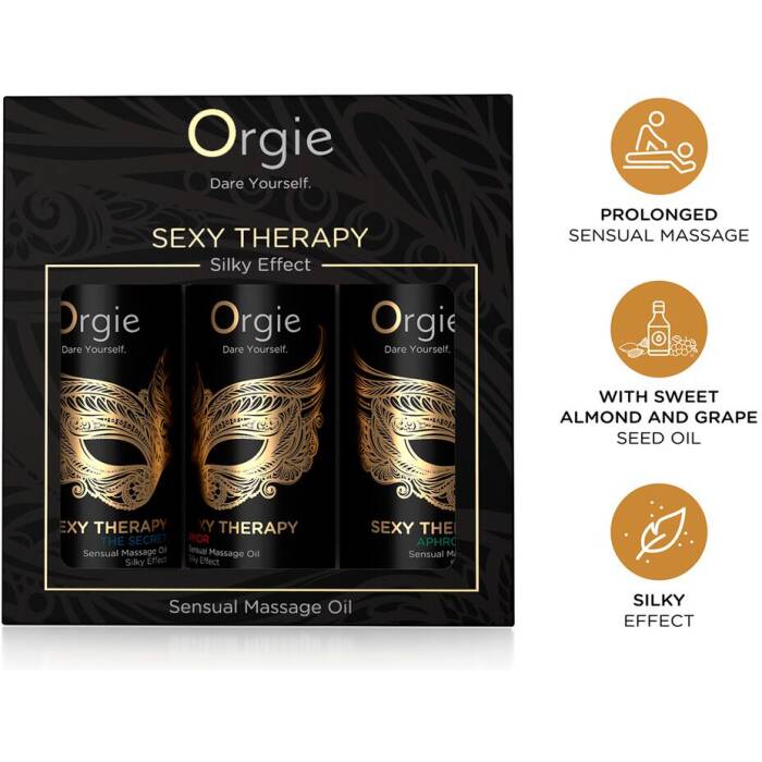 Набір масажних олій Orgie – Sexy Therapy Mini Size Collection (3х30 мл)