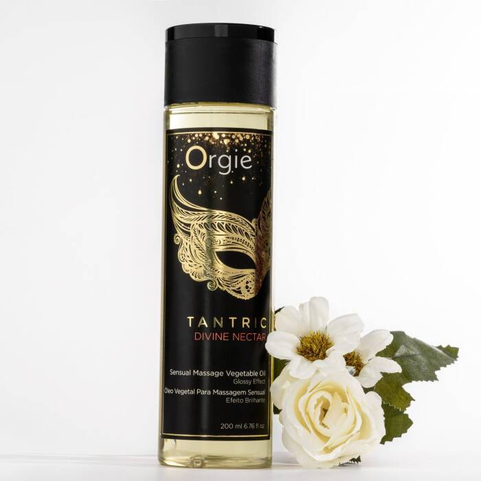 Масажна олія Orgie – Tantric Divine Nectar (200 мл), для тантричного масажу, зволоження