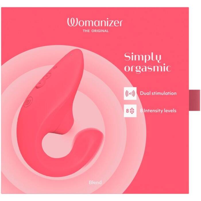 Вакуумний кліторальний стимулятор Womanizer Blend Vibrant Rose