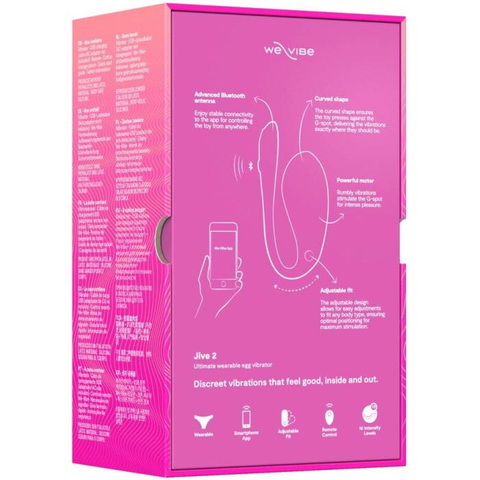 Смарт-віброяйце We-Vibe Jive 2 Electric Pink