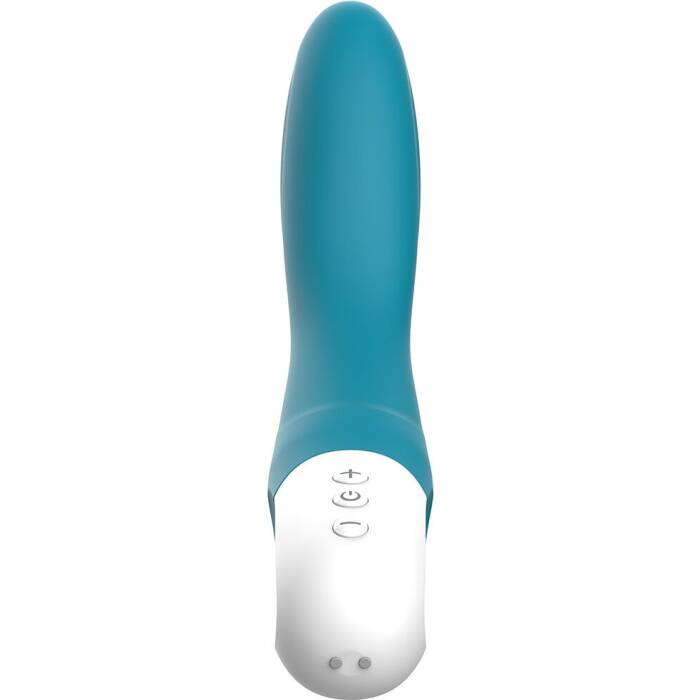 Вібратор точки G Liebe Bend It Rechargeable Ocean Blue, 10 режимів, дуже потужний, гнучкий стовбур