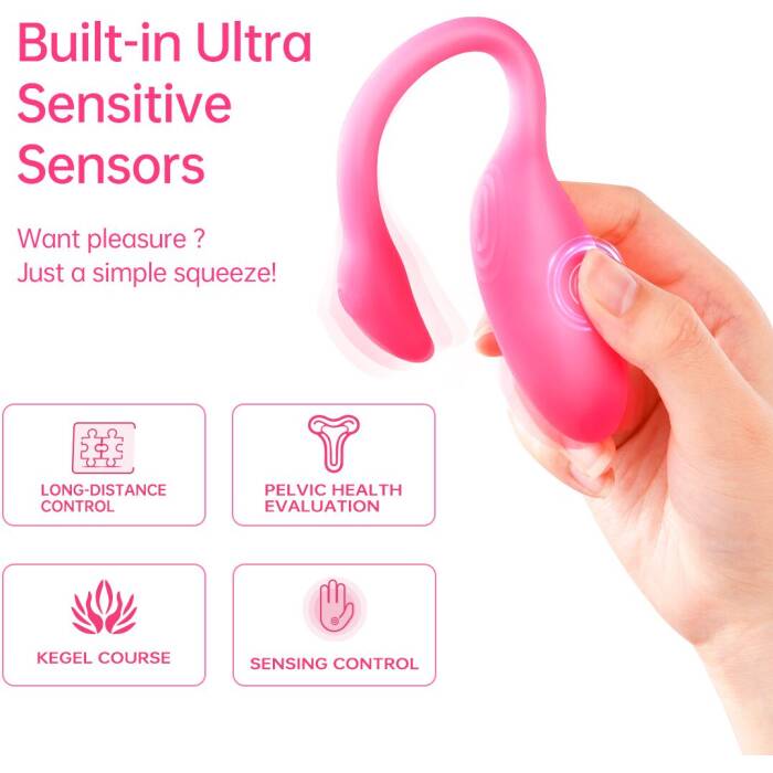 Смарт-віброяйце Magic Motion Flamingo Max Pink
