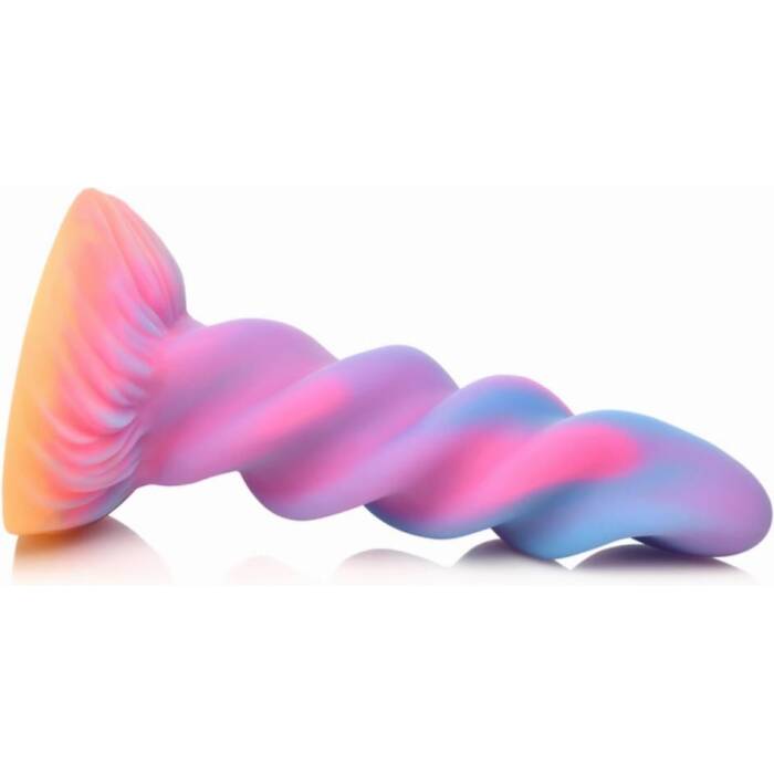 Фентезійний фалоімітатор Creature Cocks Glow-in-the-Dark Unicorn Dildo