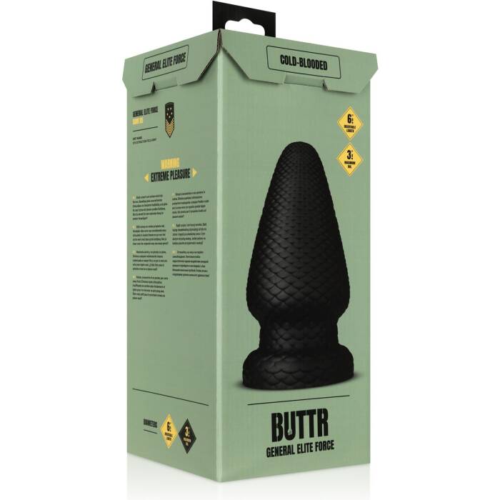 Анальна пробка BUTTR - Cold Blooded Scaled Butt Plug