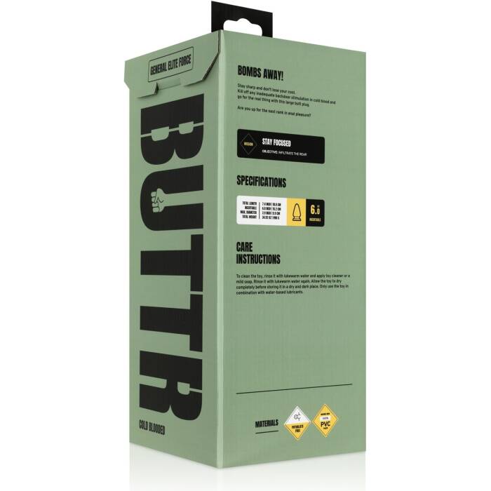 Анальна пробка BUTTR - Cold Blooded Scaled Butt Plug